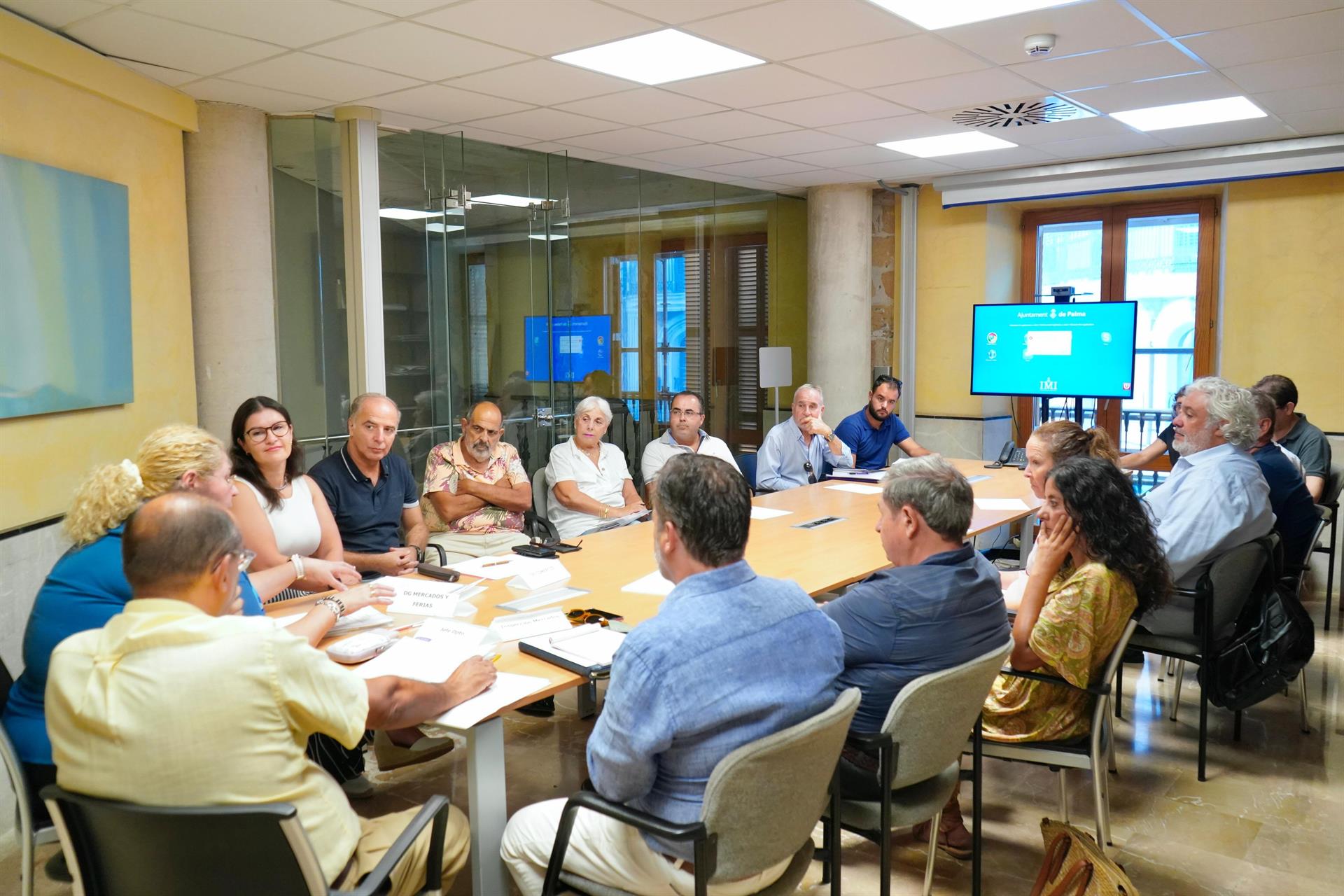 Los puestos del Mercado de Navidad de Plaza de España se trasladarán al Parc de Ses Estacions a causa de las obras Los puestos del Mercado de Navidad de Plaza de España se trasladarán al Parc de Ses Estacions a causa de las obras