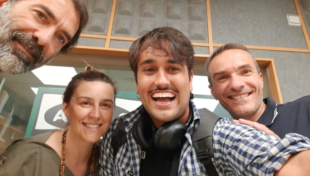 Luís Llera, Ángeles Sanluís, Juan Guillín y Alberto Gómez Barros