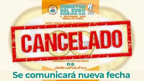Cancelación del Maratón del Euro en Benidorm. Cancelación del Maratón del Euro en Benidorm.