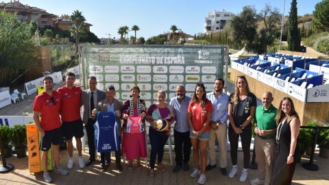 Foto de archivo de presentaci&oacute;n del Campeonato de Espa&ntilde;a de V&oacute;ley Playa 2023