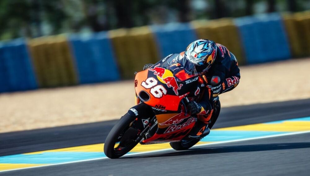 Daniel Holgado durante un Gran Premio