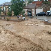 La DANA deja lluvias torrenciales y graves inundaciones a su paso por Guadamur (Toledo)