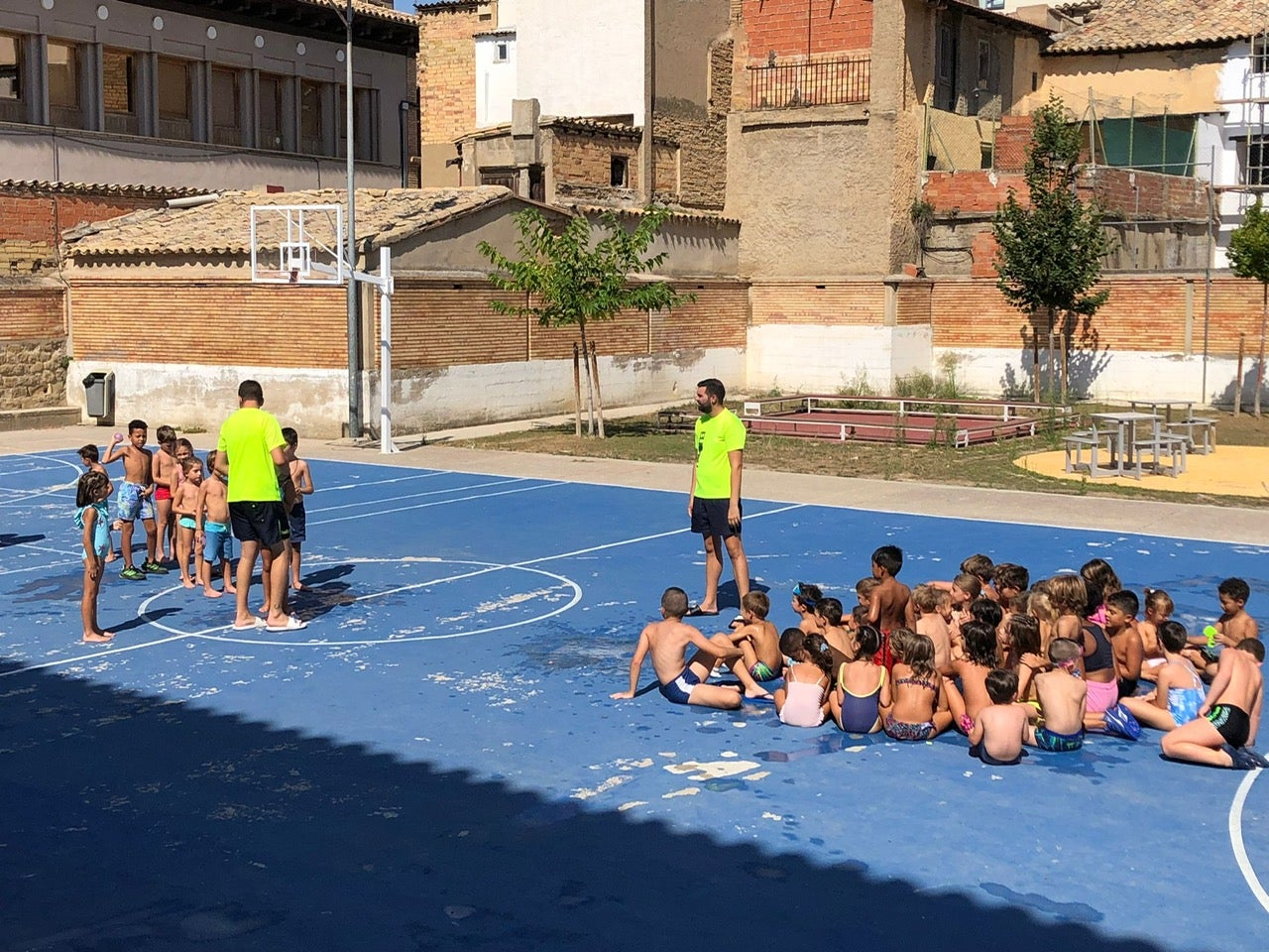 El Campamento Urbano de Huesca finaliza con un lleno de plazas El Campamento Urbano de Huesca finaliza con un lleno de plazas