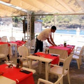 Cambrer en un restaurant