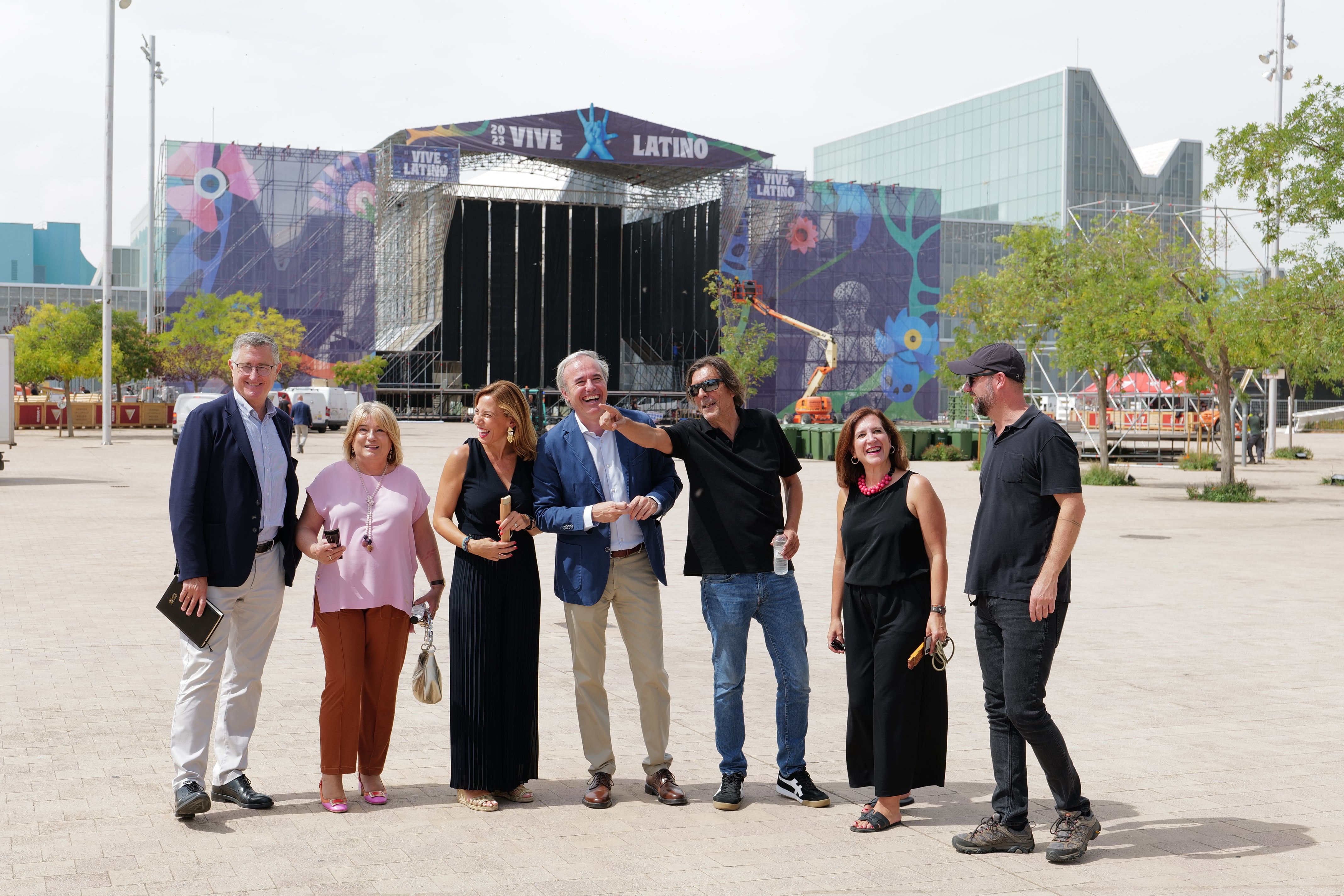 Todo listo para el Vive Latino en el recinto de la Expo de Zaragoza Todo listo para el Vive Latino en el recinto de la Expo de Zaragoza