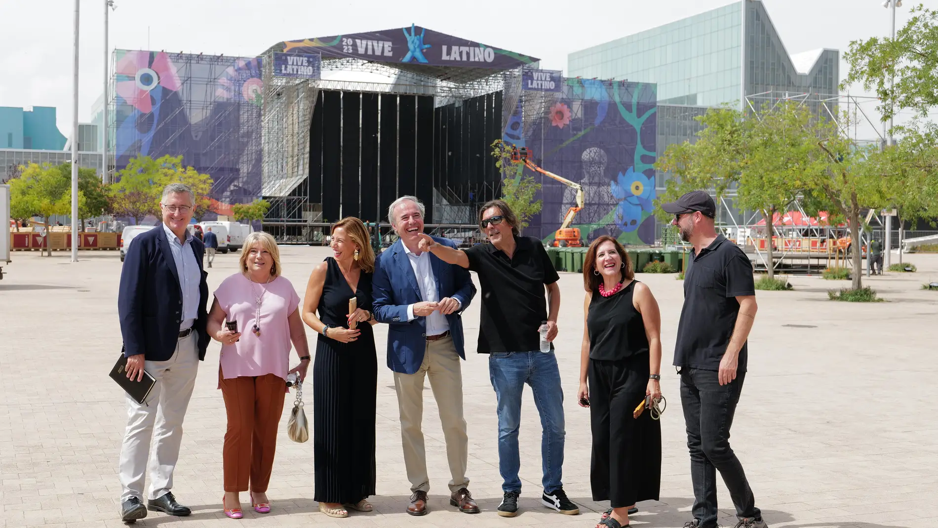 Todo listo para el Vive Latino en el recinto de la Expo de Zaragoza