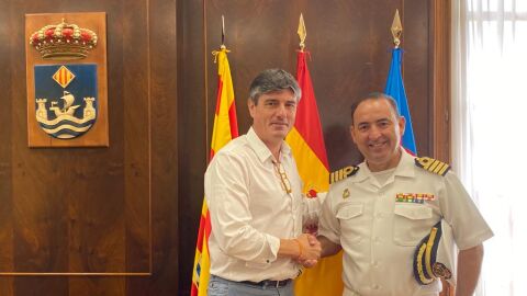 MArcos Zaragoza y el Comandante Joaqu&iacute;n Vergara