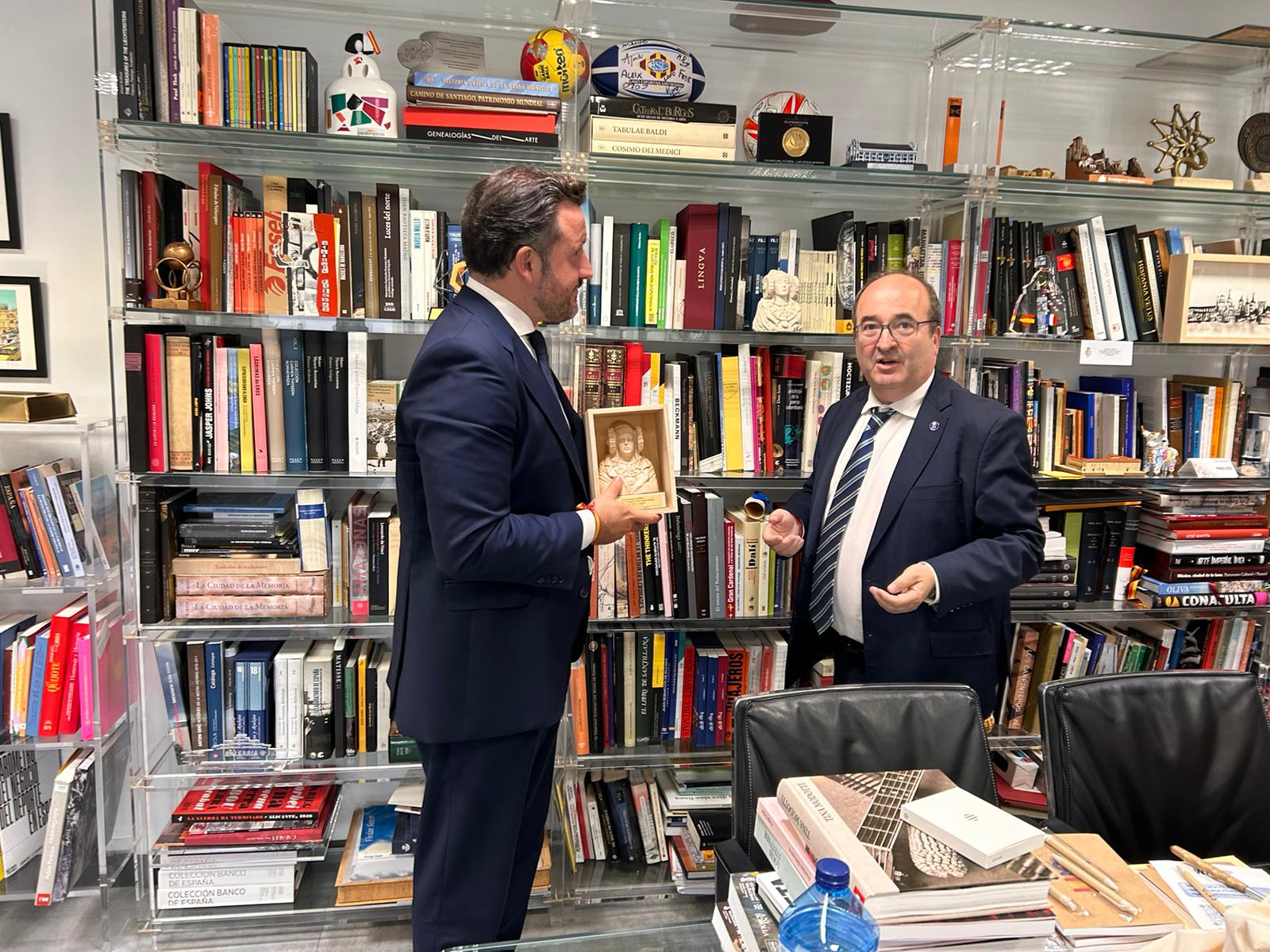 Pablo Ruz arremete contra el Gobierno central por negar la cesión temporal de la Dama a Elche Pablo Ruz arremete contra el Gobierno central por negar la cesión temporal de la Dama a Elche