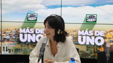 Vicky Luengo durante su entrevista en 'M&aacute;s de uno'