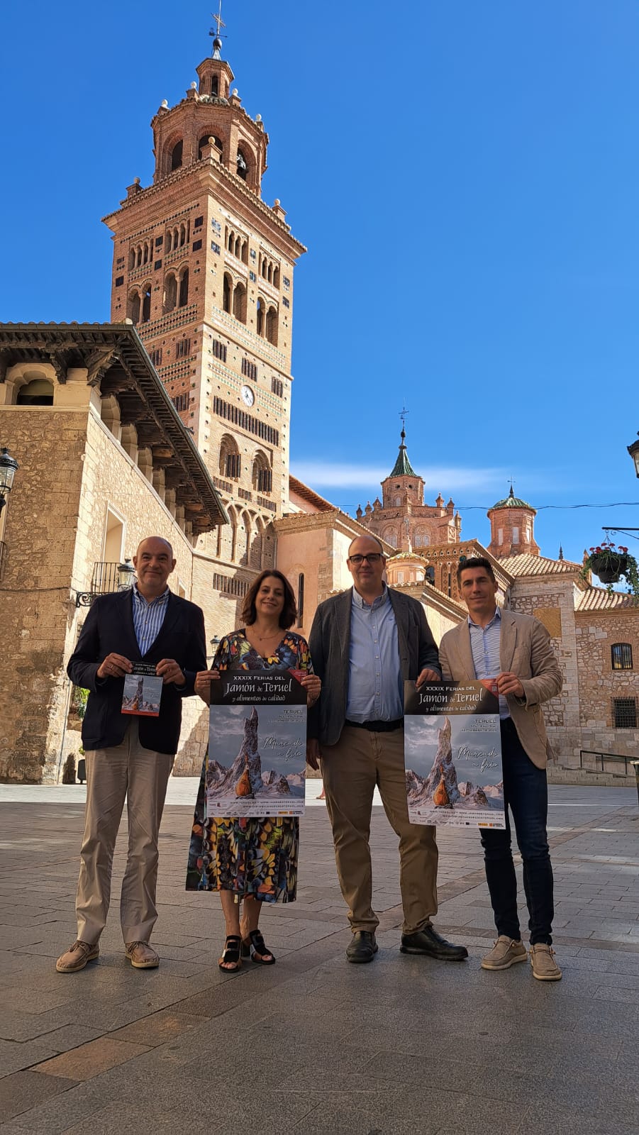 "Marcado a frío" es el lema de la feria del jamón en Teruel "Marcado a frío" es el lema de la feria del jamón en Teruel