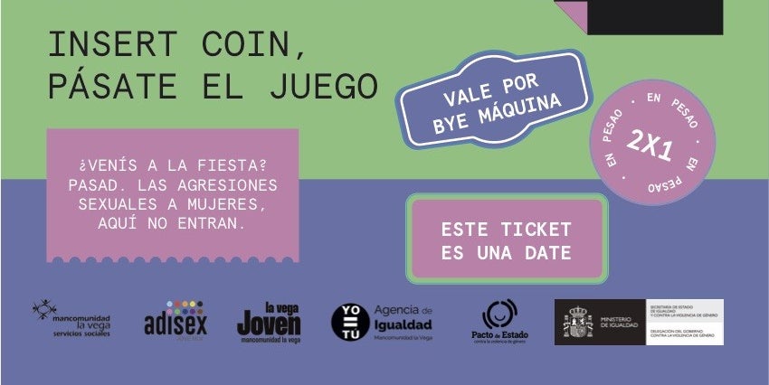 Campaña para impulsar relaciones sanas entre los jóvenes, 'Meter ficha es de máquinas' Campaña para impulsar relaciones sanas entre los jóvenes, 'Meter ficha es de máquinas'