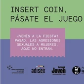 Campaña para impulsar relaciones sanas entre los jóvenes, meter ficha es de máquinas Campaña para impulsar relaciones sanas entre los jóvenes, meter ficha es de máquinas