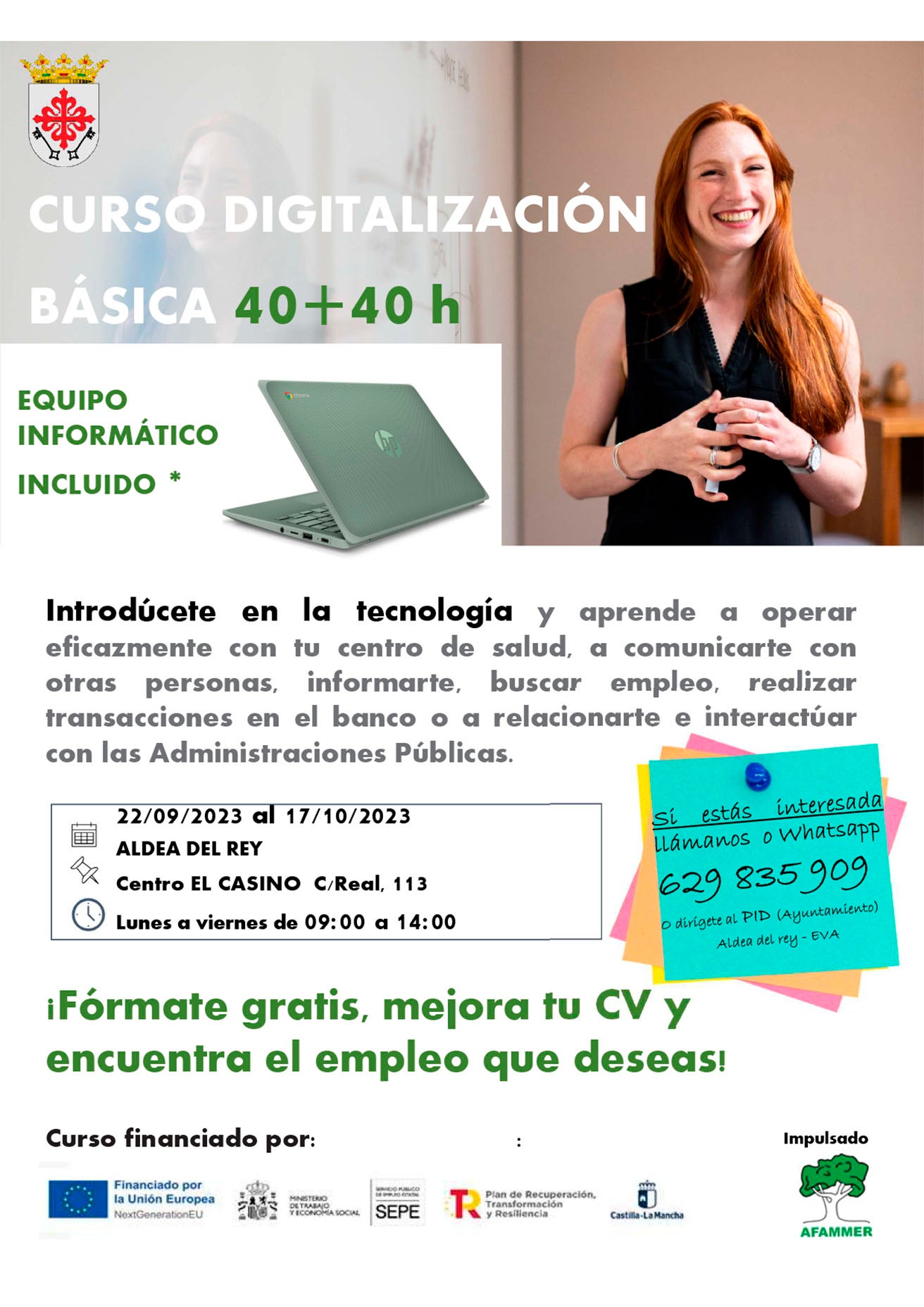 Curso de Digitalización Básica dirigido a mujeres Curso de Digitalización Básica dirigido a mujeres