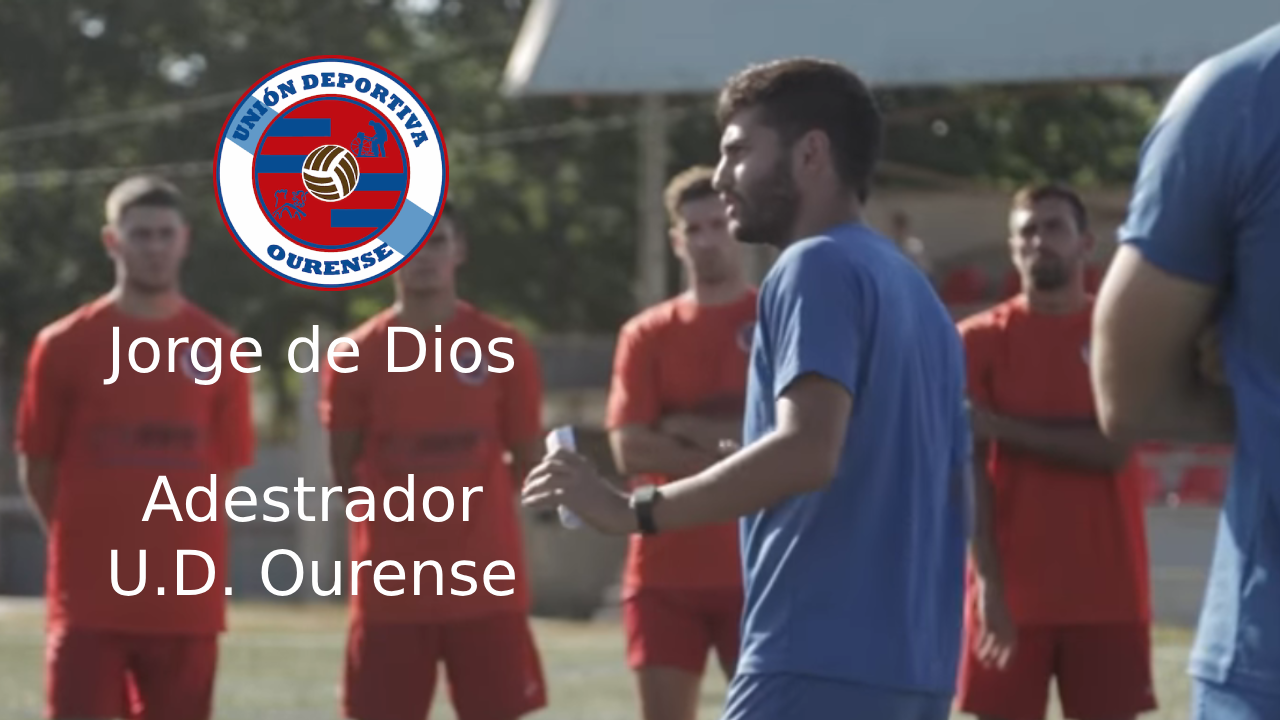 Entrevista a Jorge de Dios, adestrador da U.D. Ourense Entrevista a Jorge de Dios, adestrador da U.D. Ourense