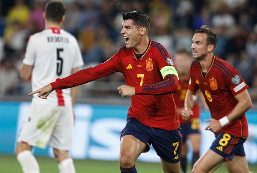España se exhibe ante Georgia con un histórico Lamal España se exhibe ante Georgia con un histórico Lamal