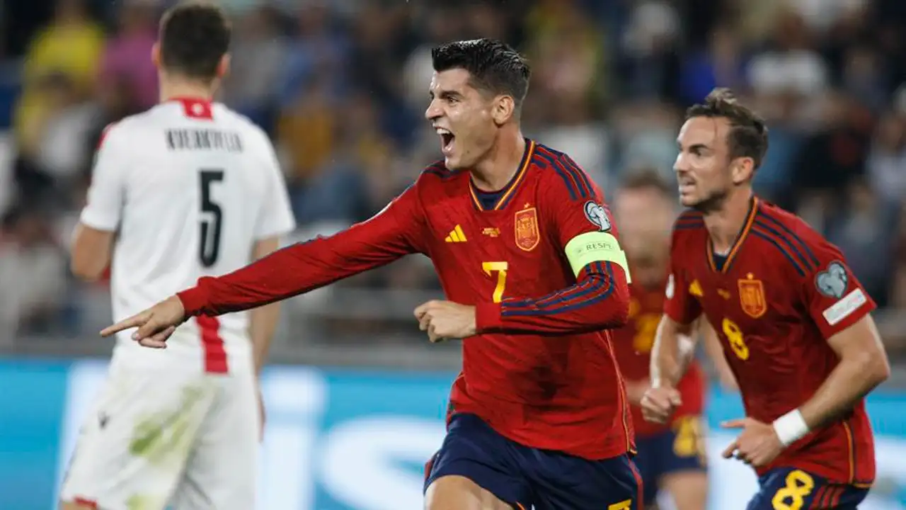 España se exhibe ante Georgia con un histórico Lamal España se exhibe ante Georgia con un histórico Lamal