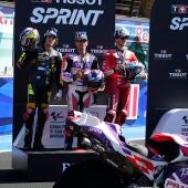 "Pole" y victoria en la carrera sprint para Jorge Martín, Vietti y Masiá en lo más alto