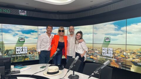 Jaime Cantizano, Bibiana Fern&aacute;ndez, Miguel Rell&aacute;n e Isabel Lobo 