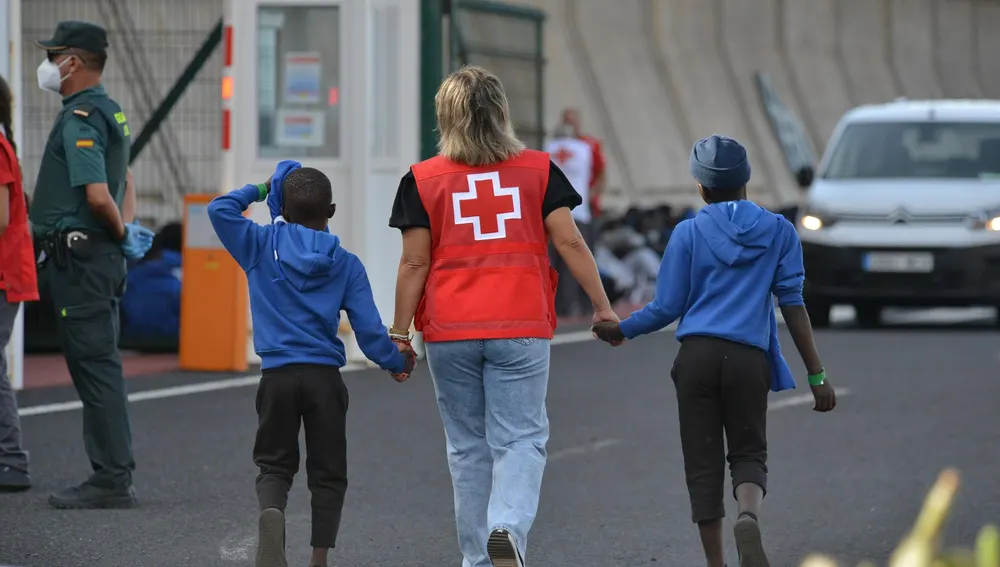 Niños migrantes llegados a Canarias en las últimas horas Niños migrantes llegados a Canarias en las últimas horas