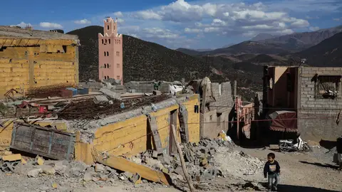 Edificios derruidos tras el terremoto en Marruecos Edificios derruidos tras el terremoto en Marruecos