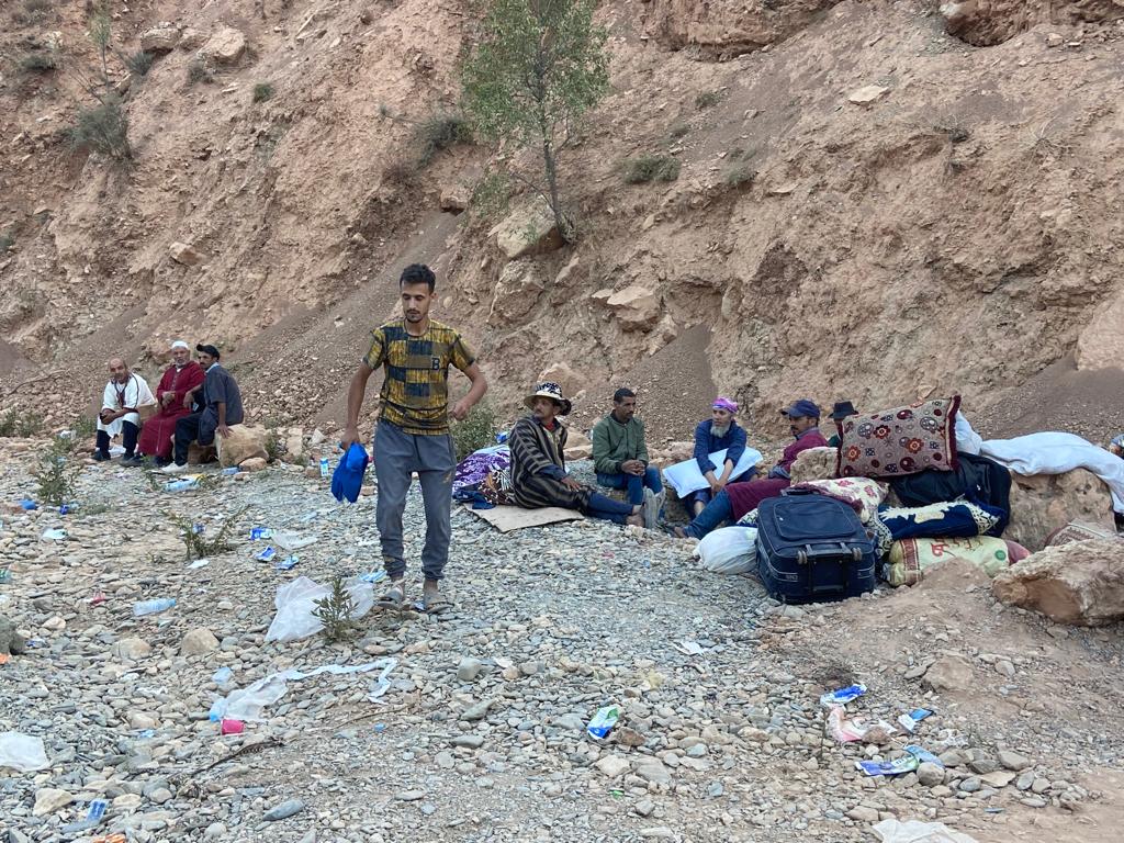Las réplicas aún se sienten en las aldeas marroquíes del epicentro Las réplicas aún se sienten en las aldeas marroquíes del epicentro