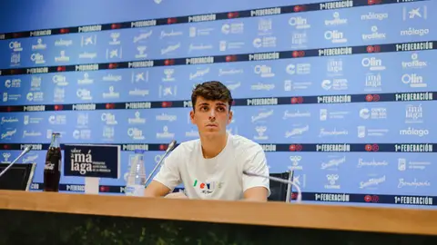 Gabilondo, jugador del Málaga CF Gabilondo, jugador del Málaga CF