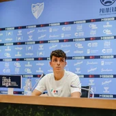 Gabilondo, jugador del Málaga CF Gabilondo, jugador del Málaga CF