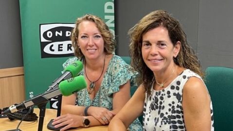 La directora de Podoactiva Mallorca, Conchi Salom, en Onda Cero Mallorca, junto a Elka Dimitrova