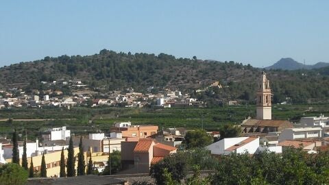 Vista panorámica de Algimia de Alfara