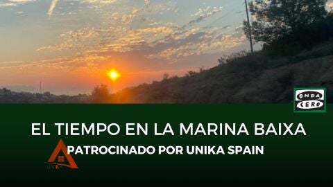 nubes en la Marina Baixa