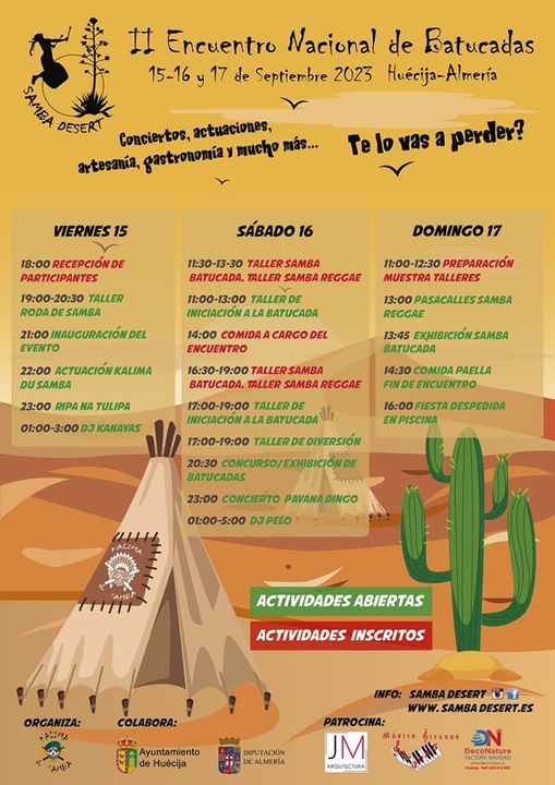 La Batucada conquista la Almería rural La Batucada conquista la Almería rural