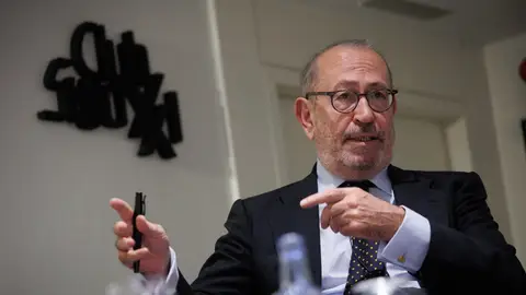 Nicolás Redondo, durante un acto en Madrid. Nicolás Redondo, durante un acto en Madrid.