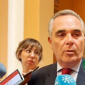 El delegado de Transformación Digital Juan Bueno, atiende a los medios en el ayuntamiento El delegado de Transformación Digital Juan Bueno, atiende a los medios en el ayuntamiento