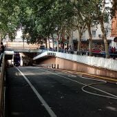 El agua todavía impide la apertura del túnel de la calle Torrelaguna en Alcalá de Henares 