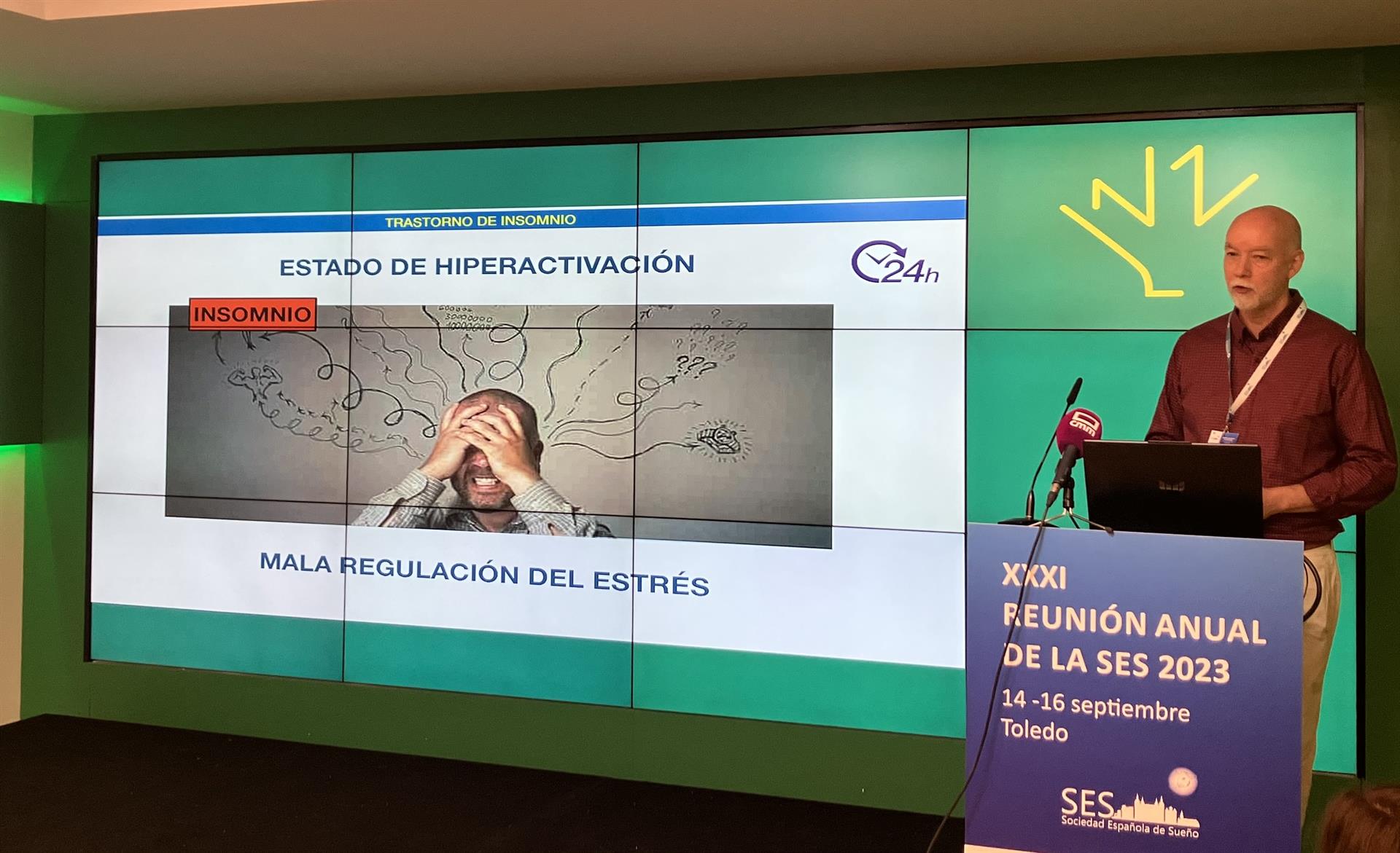 La SES concluye en Toledo que el insomnio crónico podría afectar a 5,4 millones de españoles La SES concluye en Toledo que el insomnio crónico podría afectar a 5,4 millones de españoles