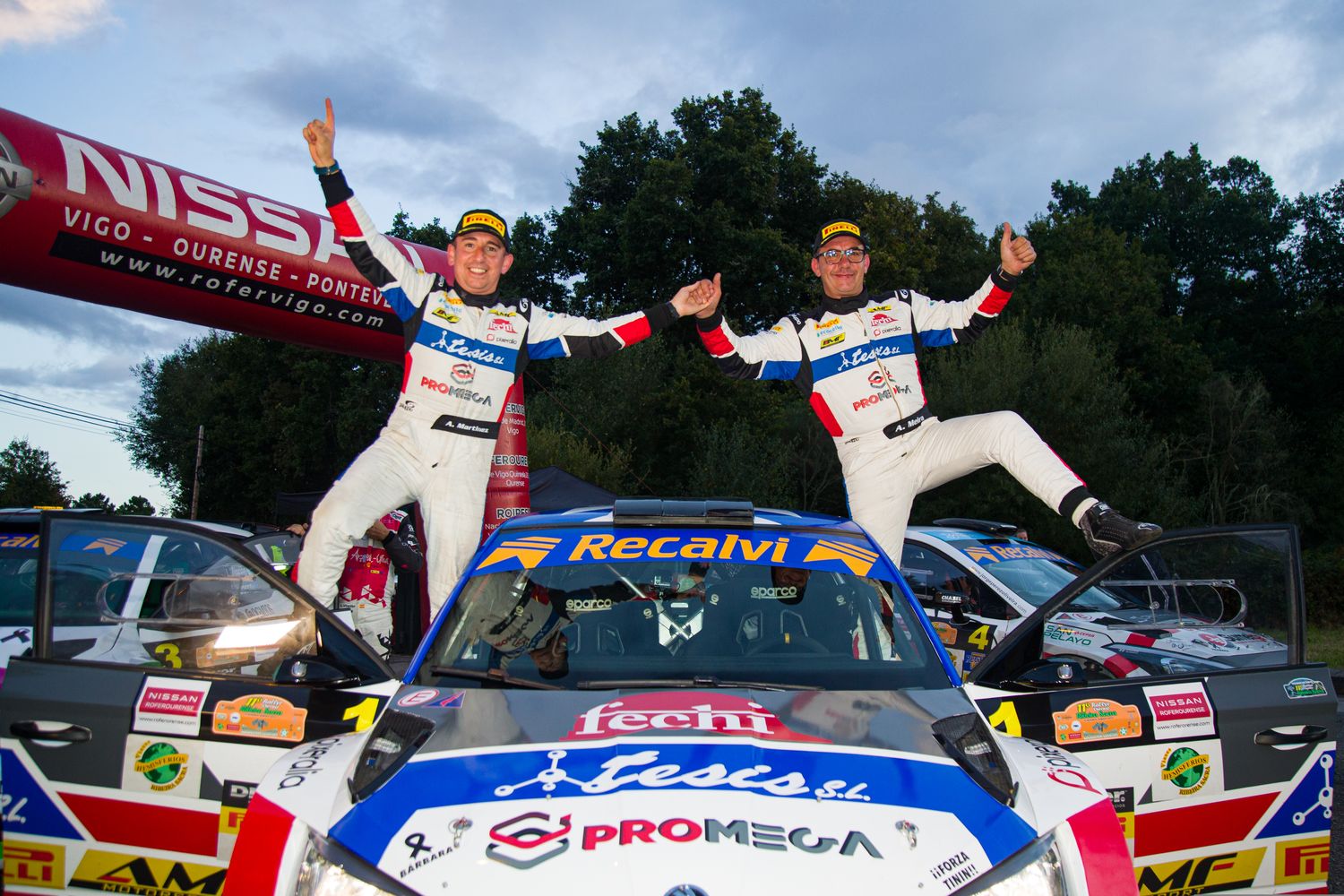Alberto Meira e Avelino Martinez gañadores do Rallye Ribeira Sacra Alberto Meira e Avelino Martinez gañadores do Rallye Ribeira Sacra