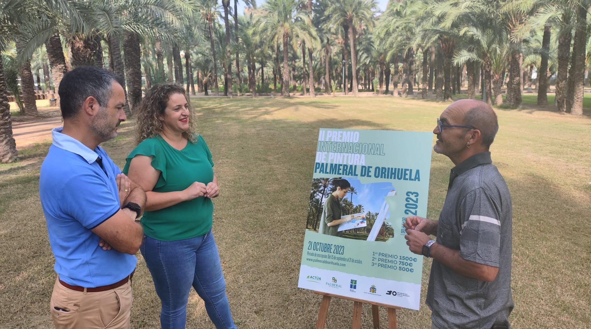 Medio Ambiente presenta el II Premio Internacional de Pintura “Palmeral de Orihuela” Medio Ambiente presenta el II Premio Internacional de Pintura “Palmeral de Orihuela”