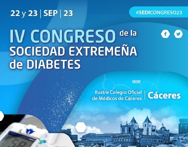 Cáceres acoge el próximo fin de semana el IV Congreso de la Sociedad Extremeña de Diabetes Cáceres acoge el próximo fin de semana el IV Congreso de la Sociedad Extremeña de Diabetes
