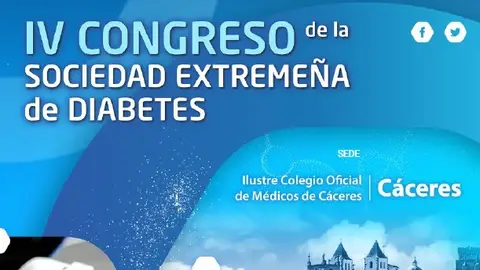 Cáceres acoge el próximo fin de semana el IV Congreso de la Sociedad Extremeña de Diabetes Cáceres acoge el próximo fin de semana el IV Congreso de la Sociedad Extremeña de Diabetes