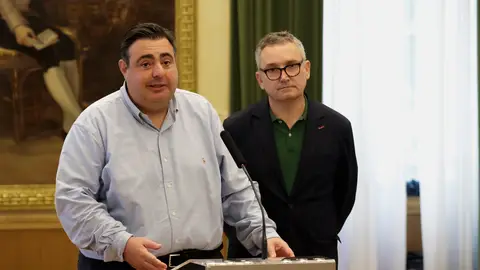 Pelayo Barcia y Gilberto Villoria anuncian novedades de movilidad Pelayo Barcia y Gilberto Villoria anuncian novedades de movilidad