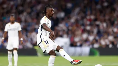 Camavinga, en un partido con el Real Madrid. Camavinga, en un partido con el Real Madrid.