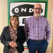 Rosa Andrés y Carlos Prieto de AECC Palencia