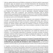 Diversos colectivos valencianistas piden a los políticos no negociar con Meriton