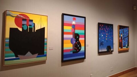 La familia de Rodolfo Pico dona tres cuadros al Ayuntamiento de Gij&oacute;n