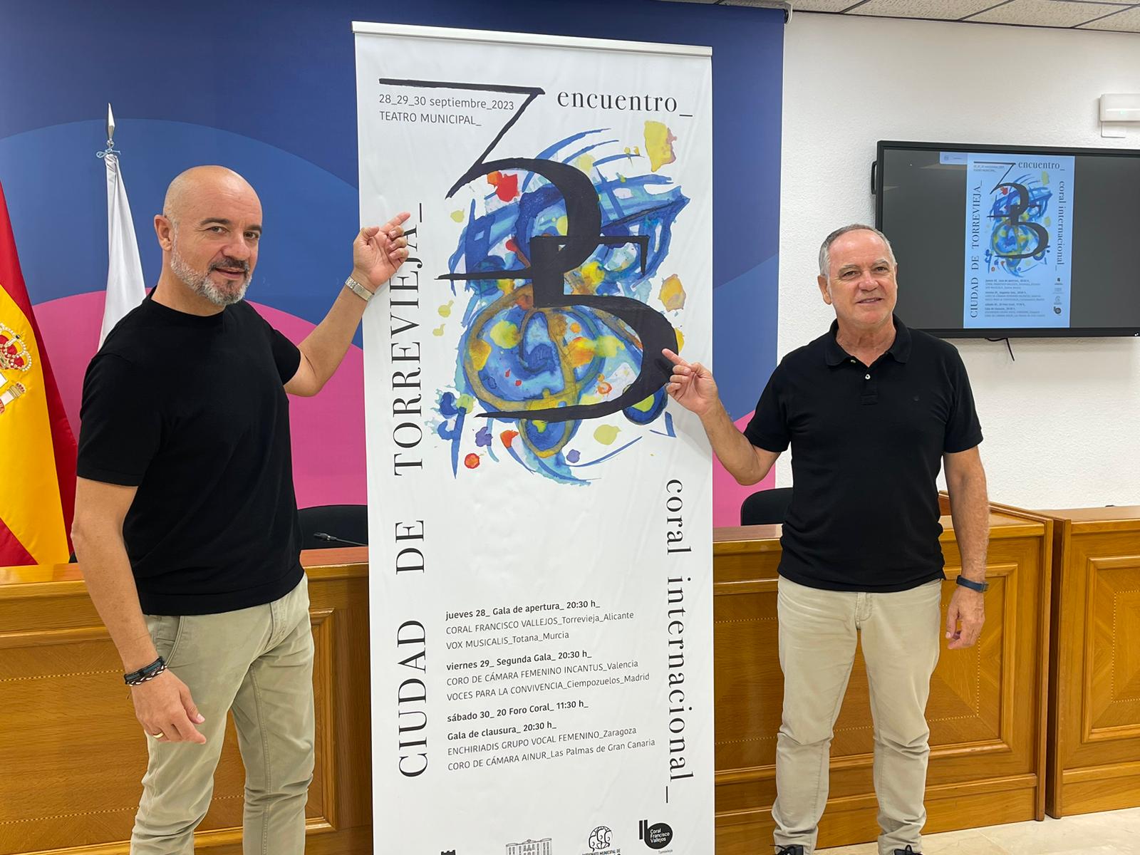 Del 28 al 30 de septiembre se celebra el 35º encuentro coral "Ciudad de Torrevieja" Del 28 al 30 de septiembre se celebra el 35º encuentro coral "Ciudad de Torrevieja"