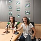 Iris Martínez y Elena Gómez