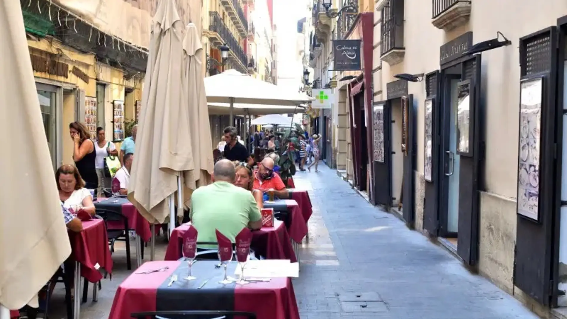 Los restaurantes de la calle Mayor de Alicante 