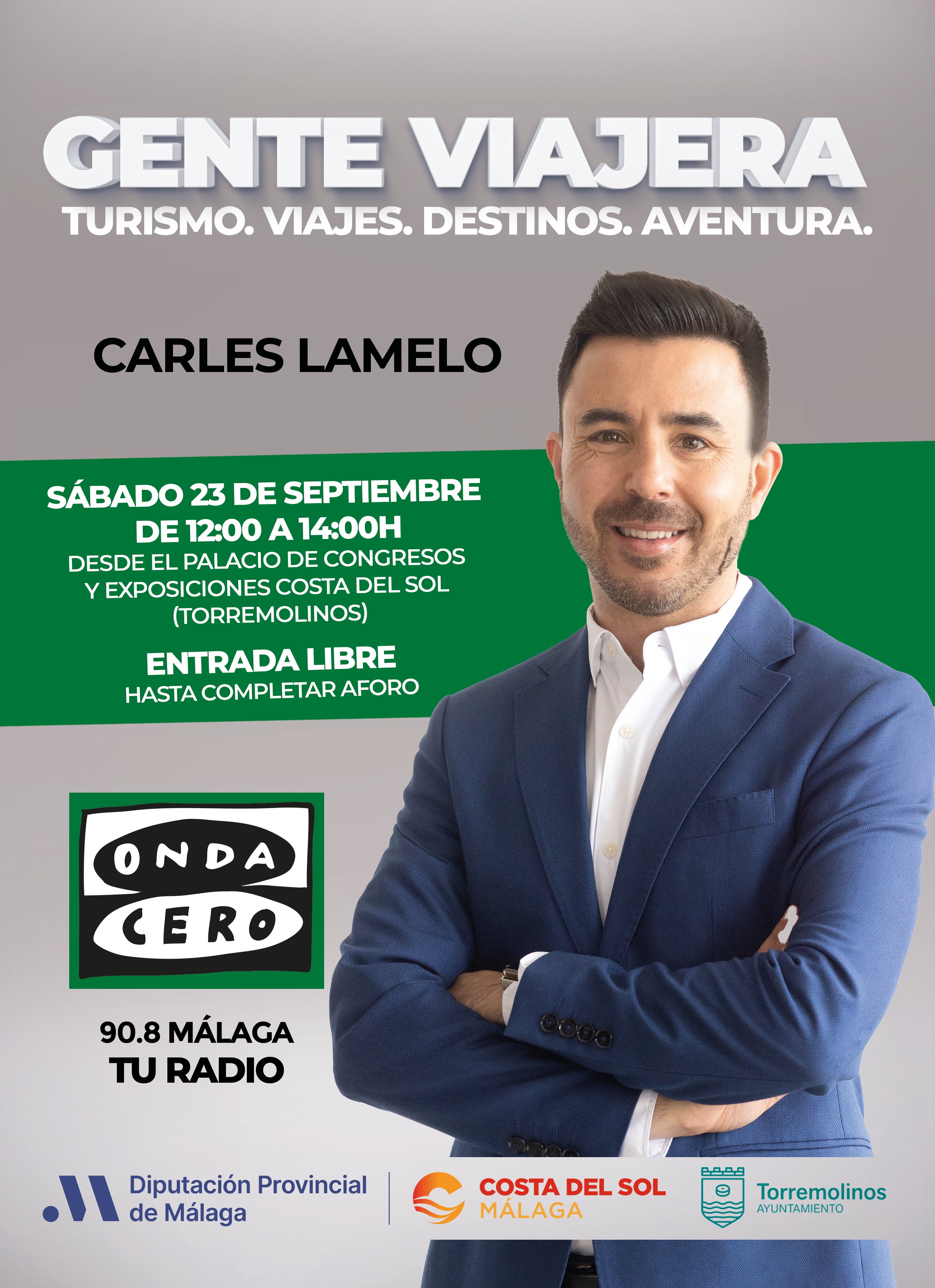 Gente Viajera, el programa de viajes de Onda Cero, desde Torremolinos Gente Viajera, el programa de viajes de Onda Cero, desde Torremolinos