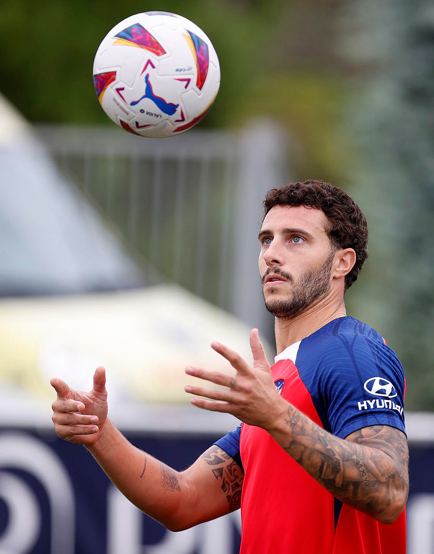 Mario Hermoso: "En un derbi los momentos y estados de forma no influyen" Mario Hermoso: "En un derbi los momentos y estados de forma no influyen"