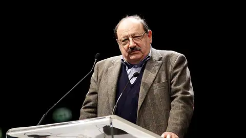 Imagen de archivo de Umberto Eco durante un acto Imagen de archivo de Umberto Eco durante un acto